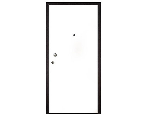 Security doors for internal use with white paneling