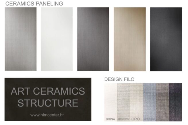 Filo Art ceramic paneling