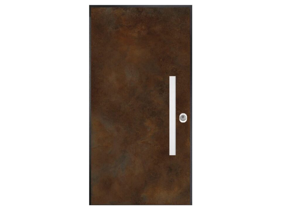 Security door ART Ossido Bruno