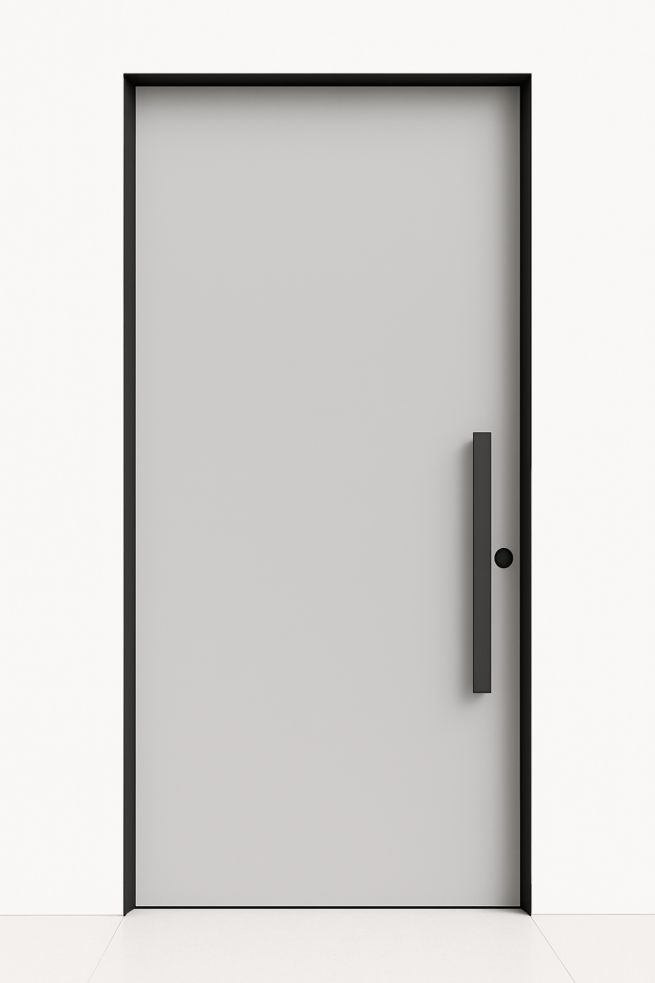 HLM Protuprovalna vrata - grey panel - interijer